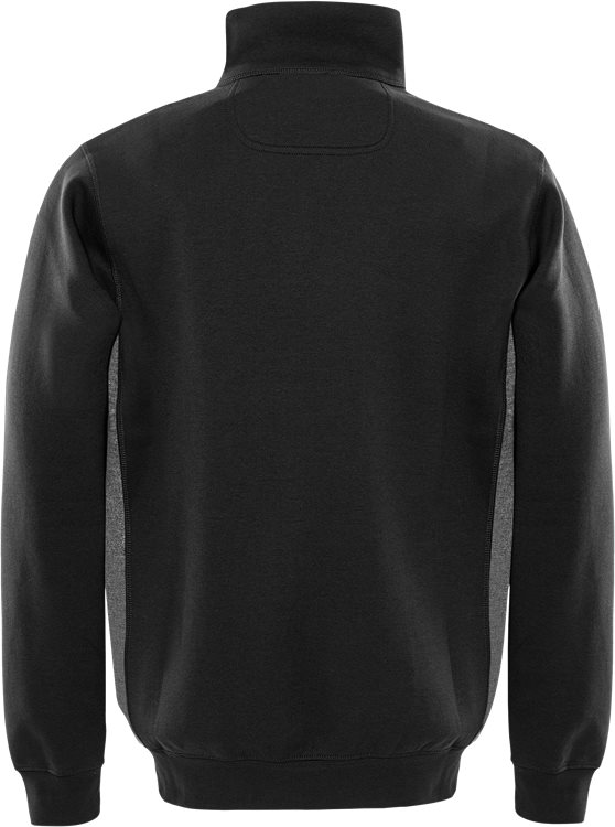 Sweatshirt met korte ritssluiting 1705 DF