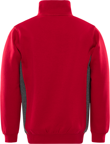 Sweatshirt met korte ritssluiting 1705 DF