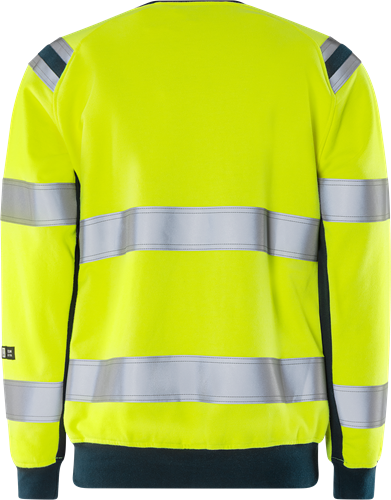 Flamestat high vis sweatshirt klasse 3 7076 SFLH