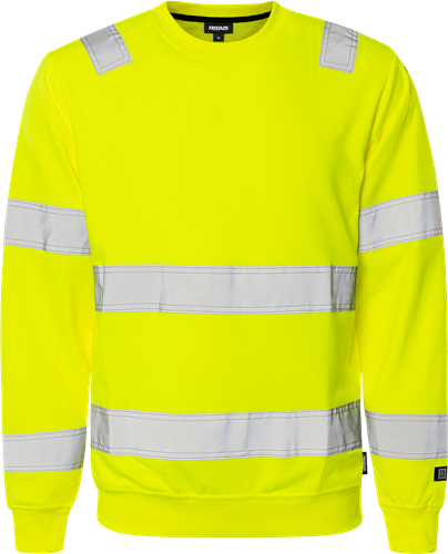 High vis sweatshirt klasse 3 7446 SHV