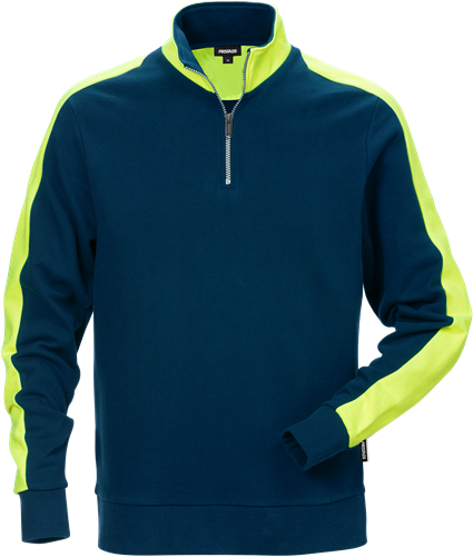 Sweatshirt met korte rits 7449 RTS