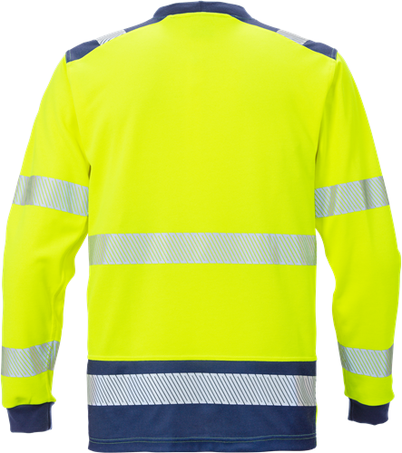 High vis T-shirt lange mouwen klasse 3 7724 THV