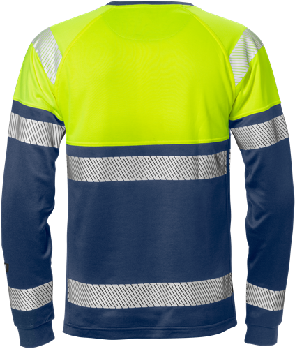 High vis T-shirt met lange mouwen klasse 1 7519 THV