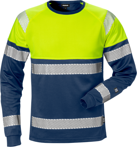 High vis T-shirt met lange mouwen klasse 1 7519 THV
