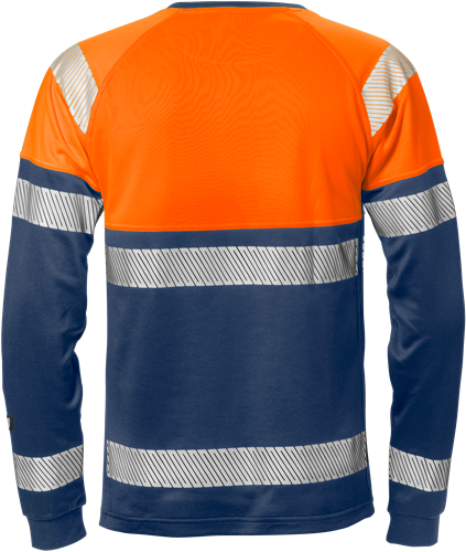 High vis T-shirt met lange mouwen klasse 1 7519 THV