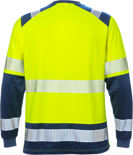High vis T-shirt lange mouwen klasse 2 7457 THV