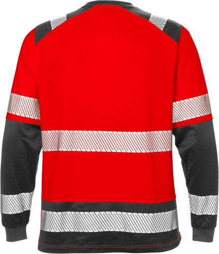 High vis T-shirt lange mouwen klasse 2 7457 THV