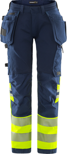 High Vis Green werkbroek dames stretch klasse 1 2663 GSTP