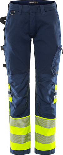 High Vis Green werkbroek dames stretch klasse 1 2663 GSTP
