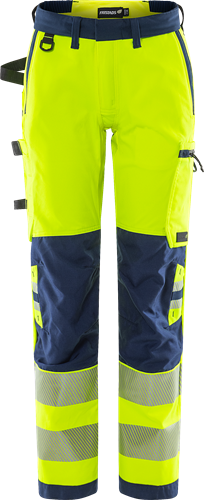 High Vis Green werkbroek dames stretch klasse 2 2664 GSTP