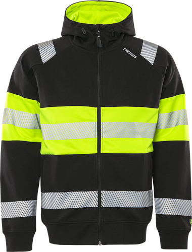 High vis sweater met capuchon klasse 1 7532 GKC