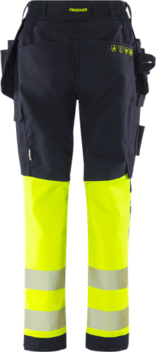 Flamestat Green high vis dames werkbroek klasse 1 2941 GFS