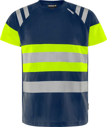 High vis Green functioneel T-shirt klasse 1 7880 GPST, heren en dames
