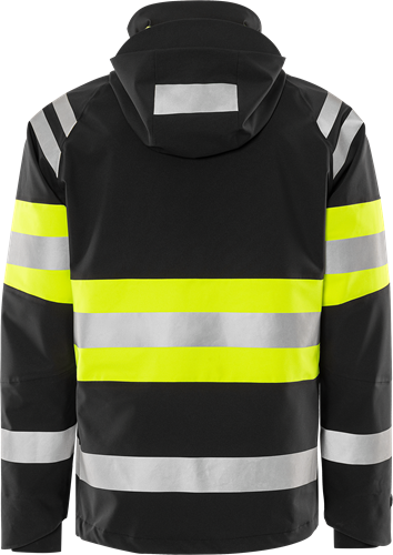 High vis Green stretch shelljack klasse 1 4684 GLPS Art. nr 301932