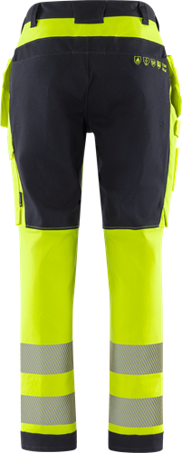lamestat Green high vis dames werkbroek klasse 2 2953 GFS