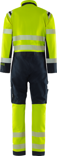 Flamestat Green high vis stretch overall klasse 3 8950 GFS